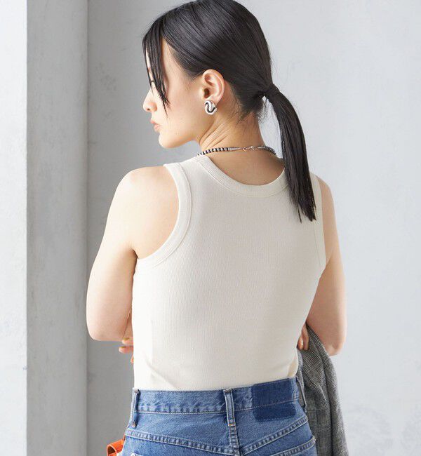 SHIPS for women「〈手洗い可能〉カップ付き リブ タンクトップ◇」|インナー|