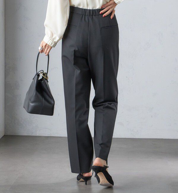 SHIPS for women「〈手洗い可能〉裏起毛 スリム テーパード パンツ」|その他|