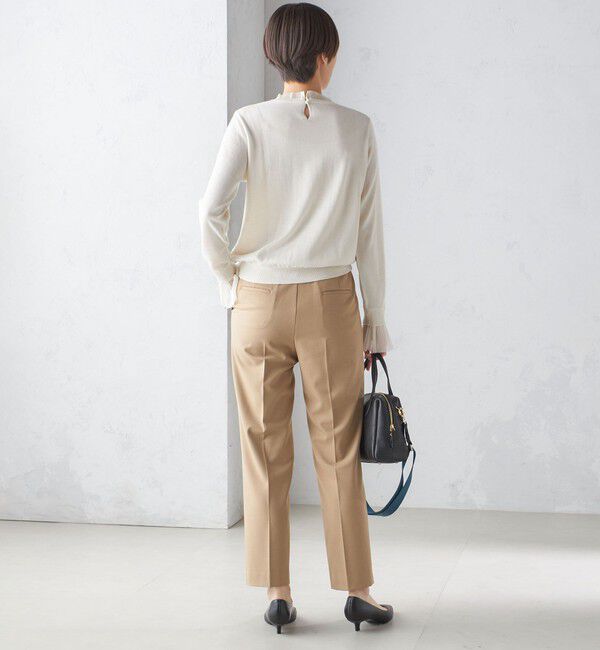 SHIPS for women「〈手洗い可能〉裏起毛 スリム テーパード パンツ」|その他|