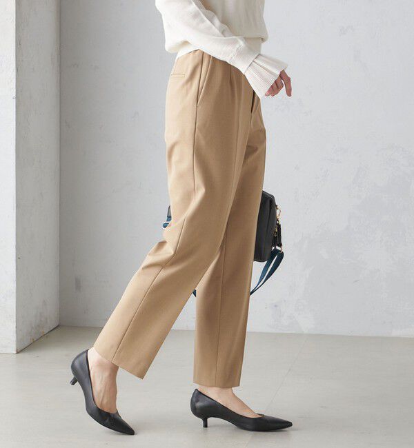 SHIPS for women「〈手洗い可能〉裏起毛 スリム テーパード パンツ」|その他|