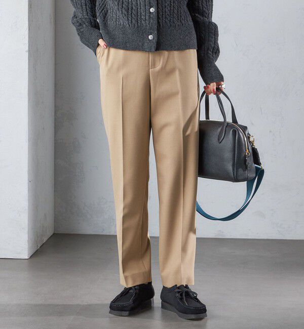 SHIPS for women「〈手洗い可能〉裏起毛 スリム テーパード パンツ」|その他|