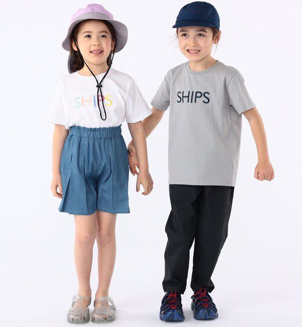 SHIPS KIDS「SHIPS KIDS:100～130cm / SHIPS ロゴ TEE」|Tシャツ・カットソー|