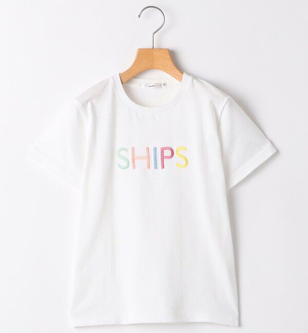 SHIPS KIDS「SHIPS KIDS:100～130cm / SHIPS ロゴ TEE」|Tシャツ・カットソー|