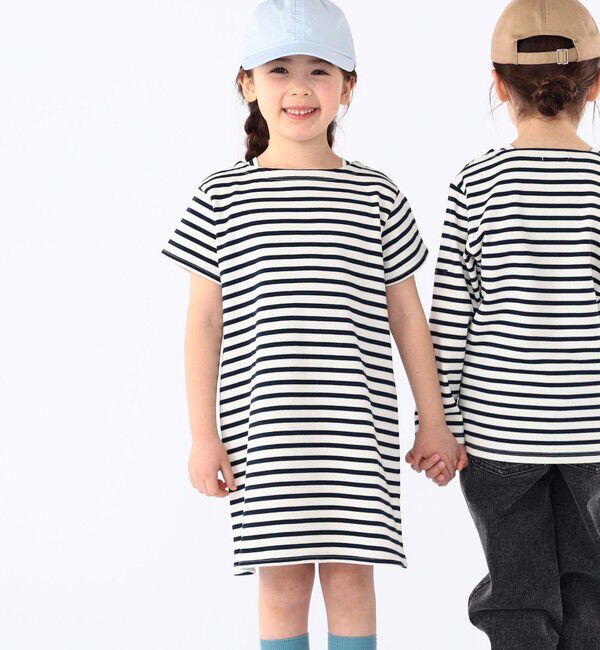 SHIPS KIDS「SHIPS KIDS:100～130cm / ボーダー ワンピース」|ワンピース|