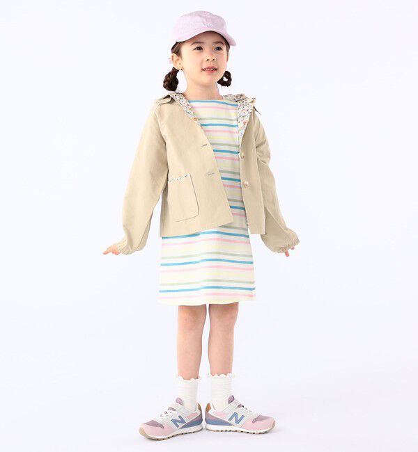 SHIPS KIDS「SHIPS KIDS:100～130cm / ボーダー ワンピース」|ワンピース|