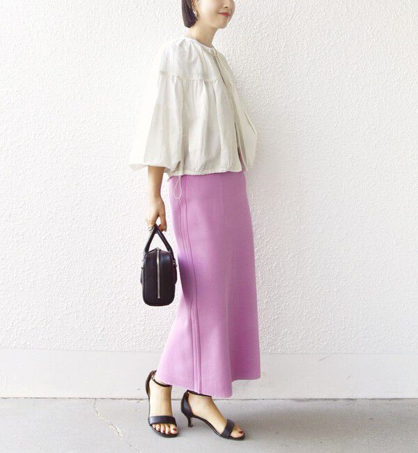 SHIPS for women「〈手洗い可能〉前後 2WAY リブ ニット スカート」|スカート|