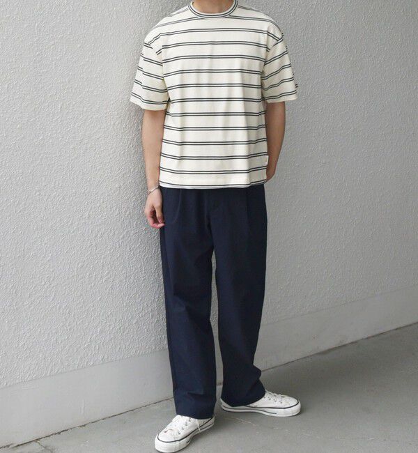 SHIPS any「【SHIPS any別注】sports wear: レトロ カラー ボーダー Tシャツ◇」|Tシャツ・カットソー|