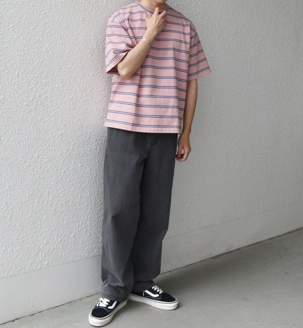 SHIPS any「【SHIPS any別注】sports wear: レトロ カラー ボーダー Tシャツ◇」|Tシャツ・カットソー|