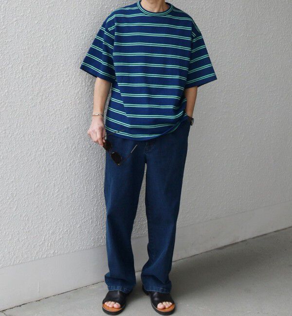 SHIPS any「【SHIPS any別注】sports wear: レトロ カラー ボーダー Tシャツ◇」|Tシャツ・カットソー|