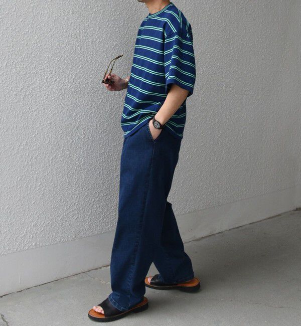 SHIPS any「【SHIPS any別注】sports wear: レトロ カラー ボーダー Tシャツ◇」|Tシャツ・カットソー|