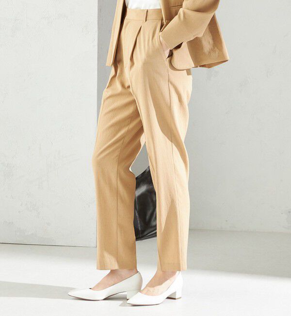 SHIPS for women「〈手洗い可能〉FUNCTIONAL テーパード パンツ（セットアップ対応）」|その他|