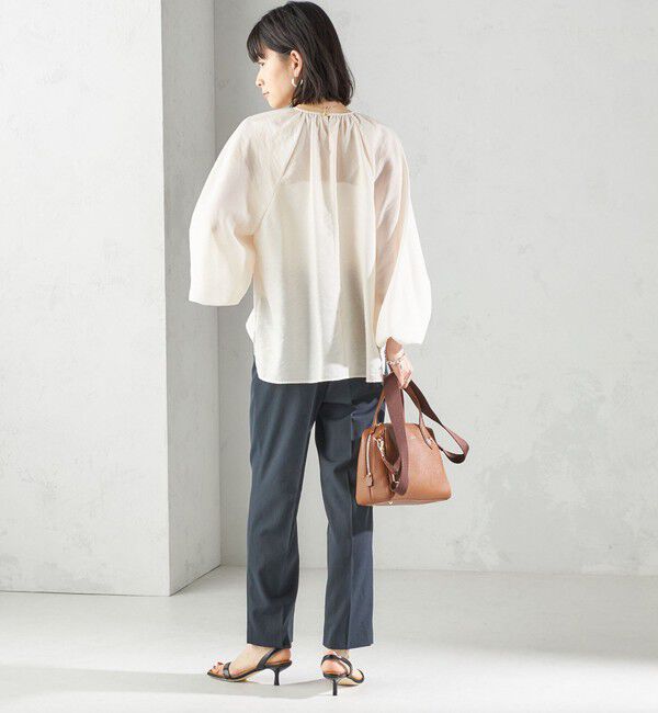 SHIPS for women「〈手洗い可能〉FUNCTIONAL テーパード パンツ（セットアップ対応）」|その他|