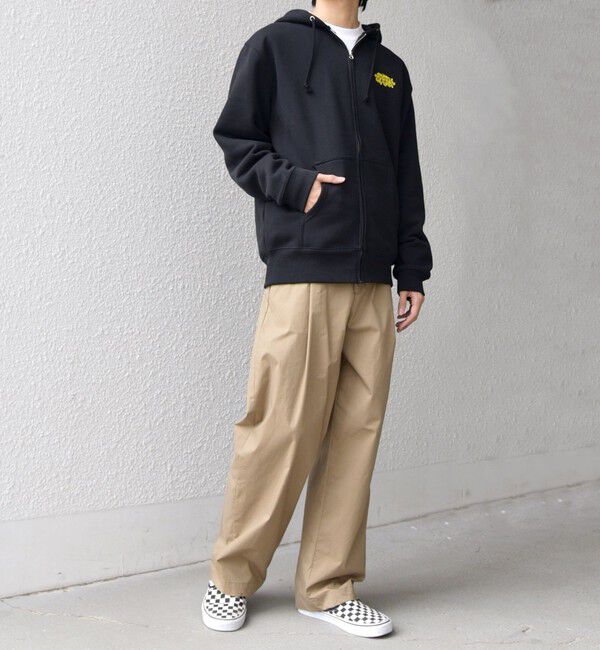 SHIPS any「【WEB限定】SHIPS any: ワンポイント ロゴ 裏起毛 スウェット ジップ パーカー◇」|パーカー|