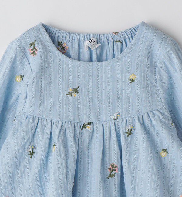 SHIPS Colors 「SHIPS Colors:100～140cm /〈洗濯機可能〉フラワー 刺繍 チュニック」|シャツ・ブラウス|