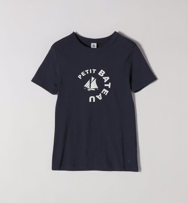 SHIPS any「【SHIPS any別注】PETIT BATEAU: ロゴ プリント コンパクト TEE 26SS」|Tシャツ・カットソー|