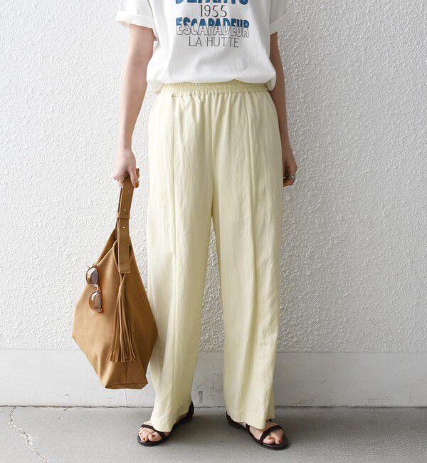 SHIPS any「SHIPS any:〈洗濯機可能〉ツイル センター シーム ワイド イージー パンツ」|その他|