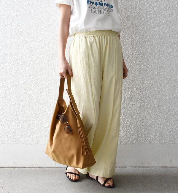 SHIPS any「SHIPS any:〈洗濯機可能〉ツイル センター シーム ワイド イージー パンツ」|その他|