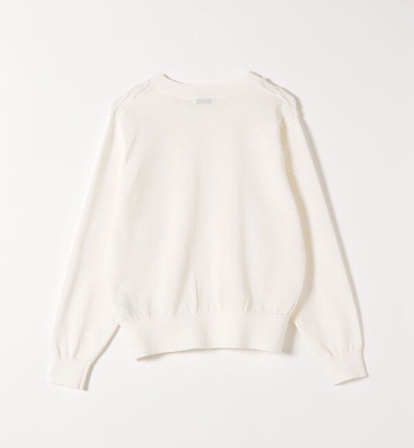 SHIPS any「《予約》SHIPS any:〈手洗い可能〉シアー ジャカード コンパクト カーディガン」|カーディガン|