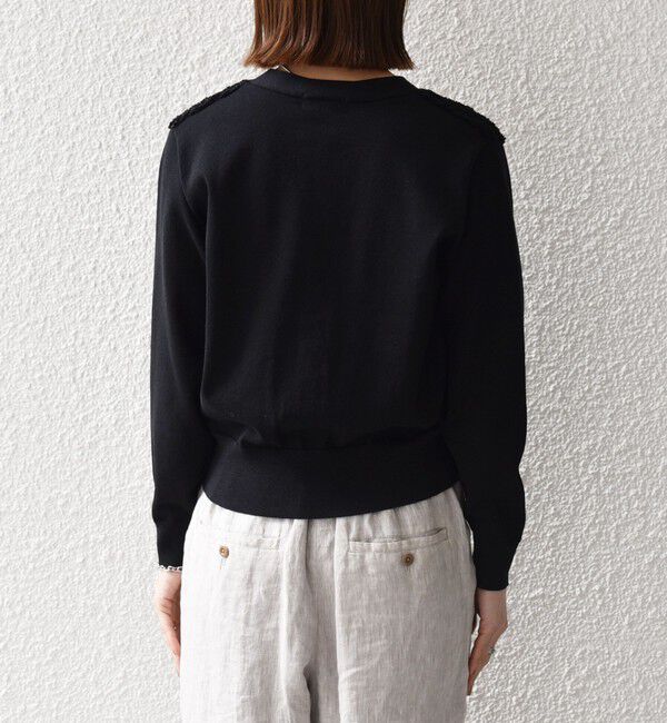 SHIPS any「《予約》SHIPS any:〈手洗い可能〉シアー ジャカード コンパクト カーディガン」|カーディガン|