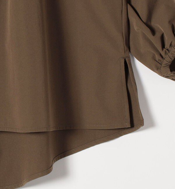 quaranciel「《予約》quaranciel:〈接触冷感/UVカット/撥水加工〉ギャザー オフショル ラッシュガード ブラウス」|シャツ・ブラウス|