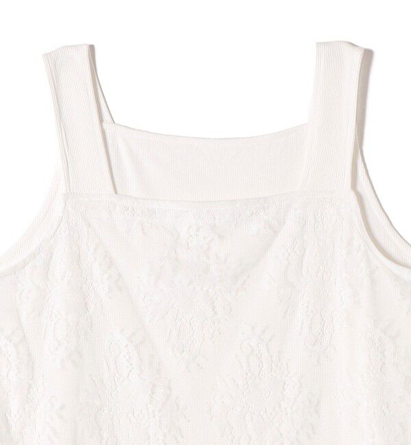 SHIPS Colors 「SHIPS Colors:オーバー レース タンクトップ」|タンクトップ|