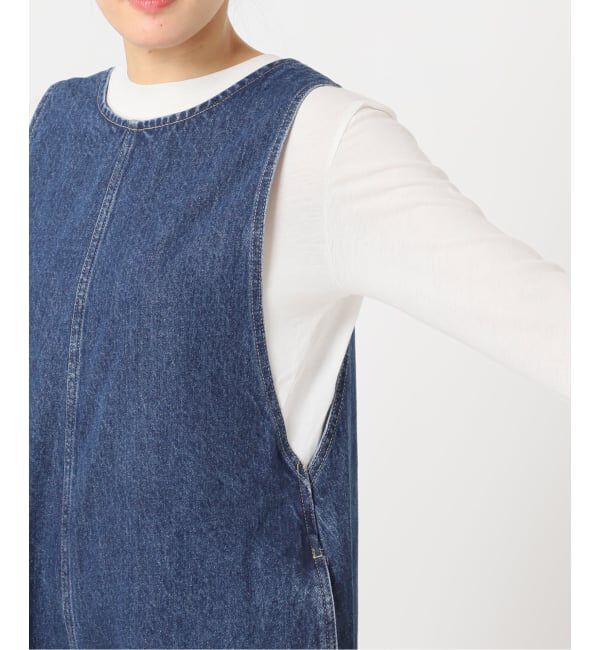 OUTDOOR PRODUCTS Usual Things「追加ULT デニムバックVネックオールインワン」|オールインワン|