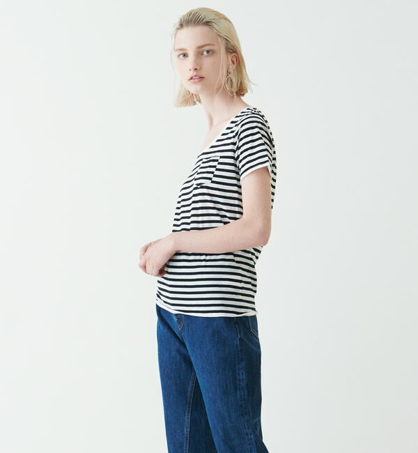 GALERIE VIE「コットン ラウンドネックプルオーバー」|Tシャツ・カットソー|