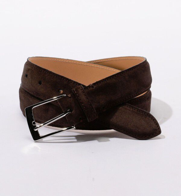 TOMORROWLAND GOODS「【別注】MAISON OCTOPUSSY&times;TOMORROWLAND スエード ベルト」|ベルト|47 ブラウン
