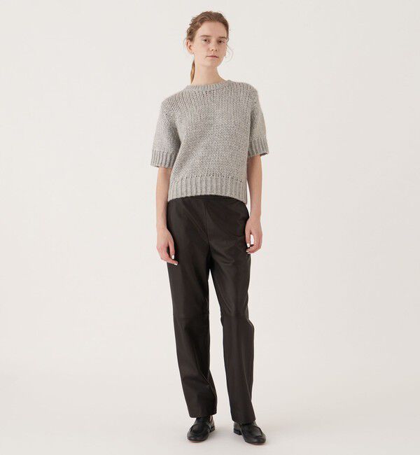 GALERIE VIE「ゴートレザー テーパードパンツ」|その他|