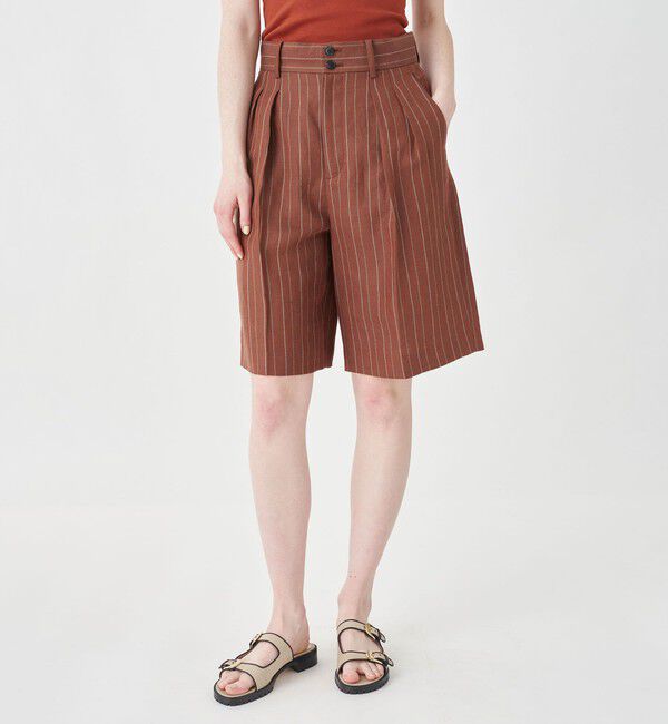 MACPHEE「ダブルカバーリネン ハーフパンツ」|その他|