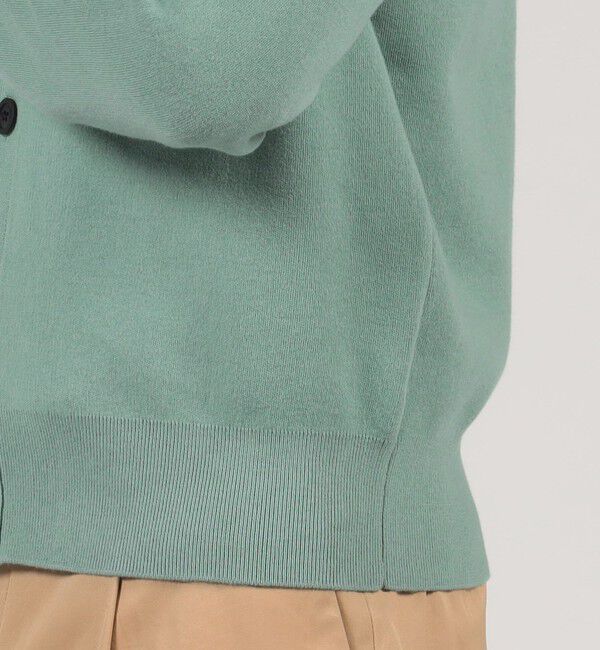 CABaN「CABaN コットンカシミヤ ポケットクルーネックカーディガン」|ニット・セーター|