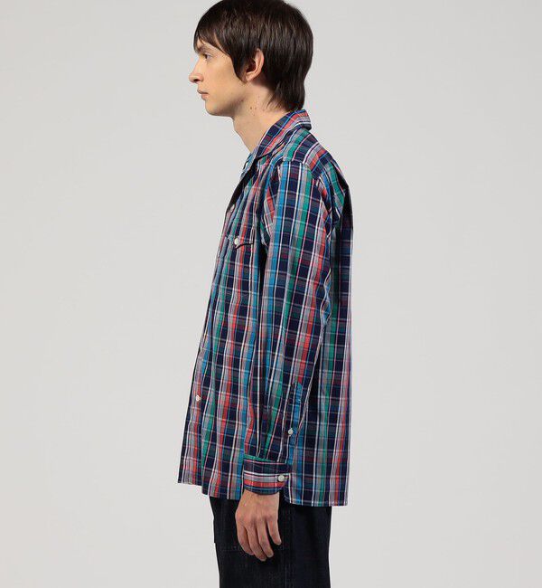 TOMORROWLAND MENS「コットンブロード ダブルポケットオープンカラーシャツ」|シャツ・ブラウス|