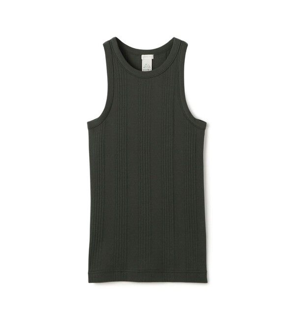 GALERIE VIE「コットンランダムリブ アメリカンスリーブタンクトップ」|タンクトップ|57 カーキ