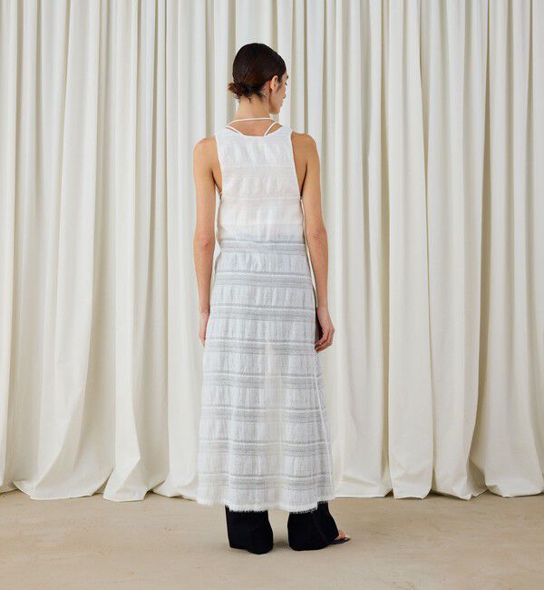 DES PRES「ブリックジャカード インナーキャミ付きマキシワンピース」|ワンピース|