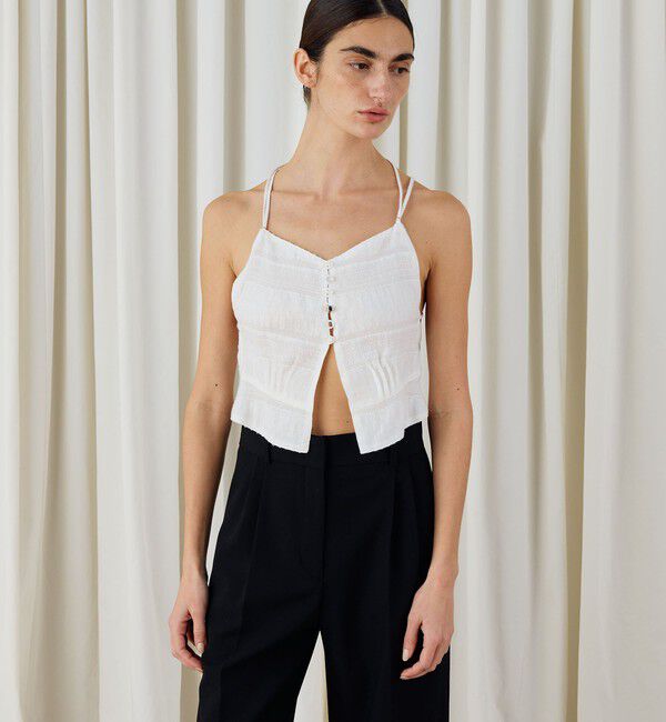 DES PRES「ブリックジャカード インナーキャミ付きマキシワンピース」|ワンピース|