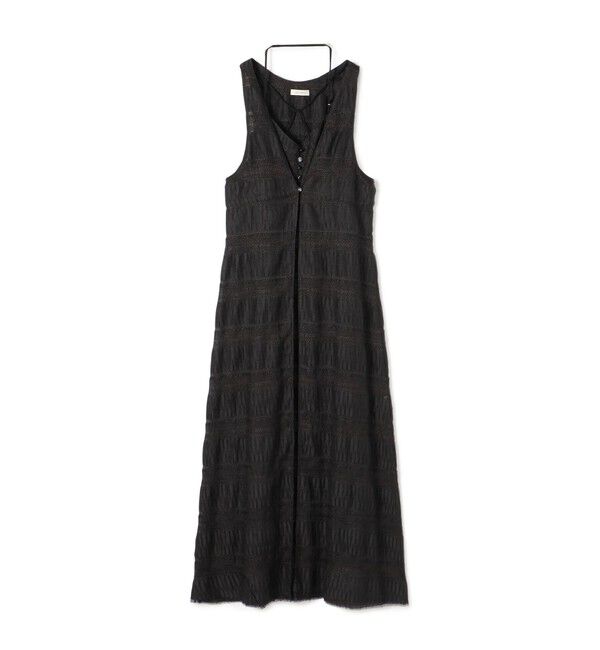DES PRES「ブリックジャカード インナーキャミ付きマキシワンピース」|ワンピース|19 ブラック