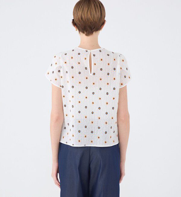 TOMORROWLAND collection「リーシェフラワー ペタルスリーブブラウス」|シャツ・ブラウス|