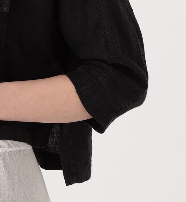 JAMES PERSE「ライトウェイトリネン クロップドシャツ WKO3149」|シャツ・ブラウス|