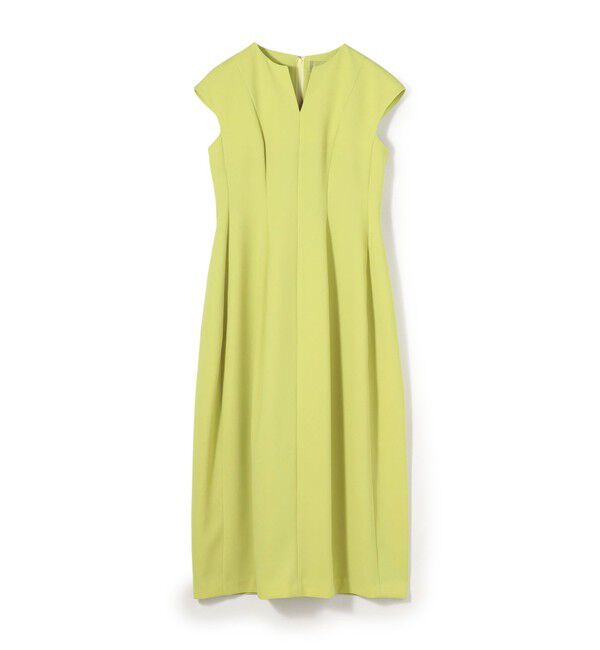 Ballsey「スティフダブルクロス バレルシルエットワンピース」|ワンピース|53 ライトグリーン