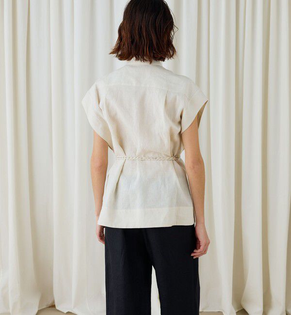 DES PRES「スパークリネン　ボクシーブラウス」|シャツ・ブラウス|