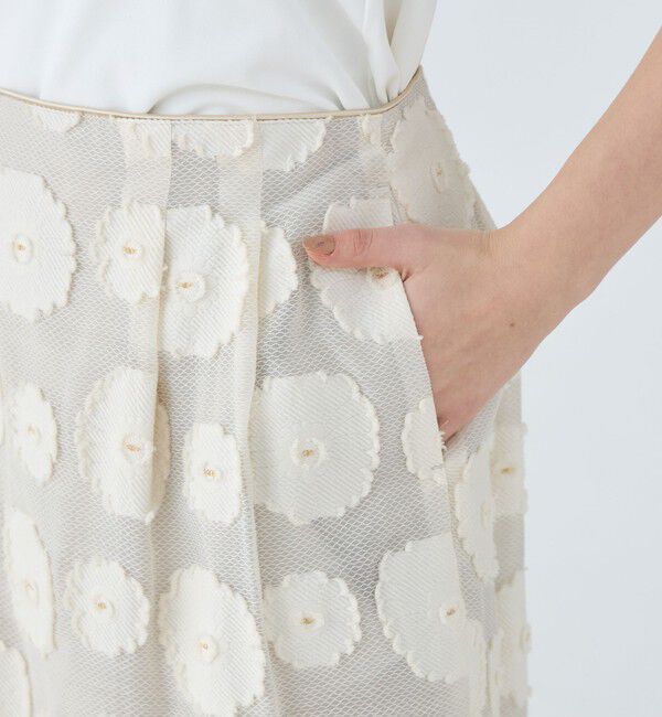 Ballsey「シアーウェーブジャカード コクーンスカート」|スカート|