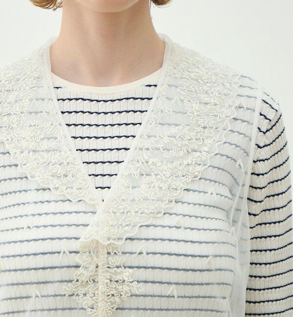 MACPHEE「ビンテージレース ノースリーブブラウス」|シャツ・ブラウス|