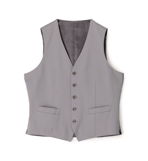 TOMORROWLAND MENS「ウール 5Bベスト」|ベスト・ジレ|17 グレー