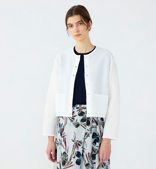 Ballsey「ドライボーダージャージー ショートカーディガン」|カーディガン|