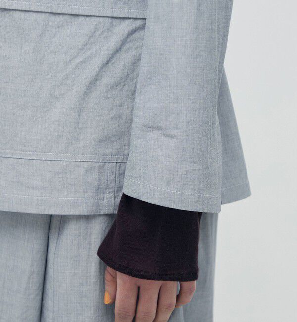 BACCA「【WEB先行予約】ヘアライン スリーボタンジャケット」|テーラードジャケット|