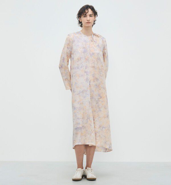 BACCA「【WEB先行予約】キュプラシルク サックシルエットワンピース」|ワンピース|