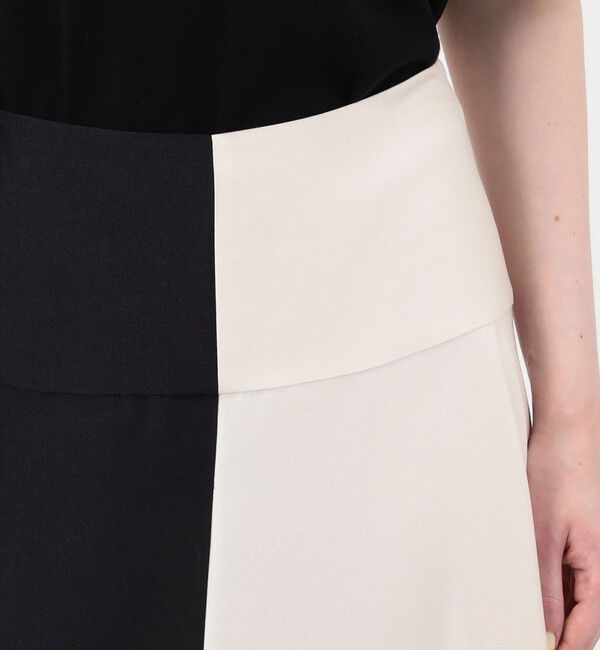 TOMORROWLAND BUYING WEAR「PARTOW Lucia Skirt バイカラーフレアスカート」|スカート|