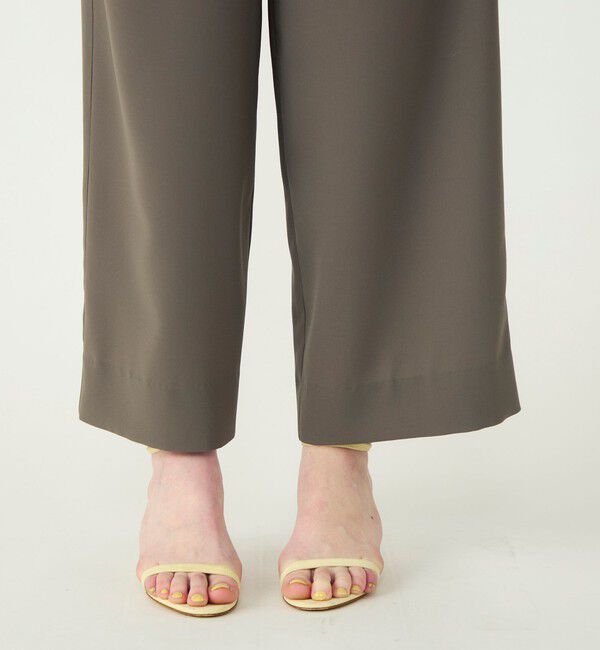 Ballsey「【WEB先行予約】サブレジョーゼット ギャザーワイドパンツ」|その他|