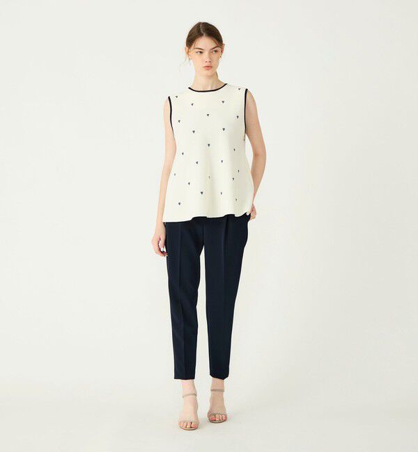 Ballsey「【WEB先行予約】ミラノリブ 2-wayノースリーブプルオーバー」|ニット・セーター|