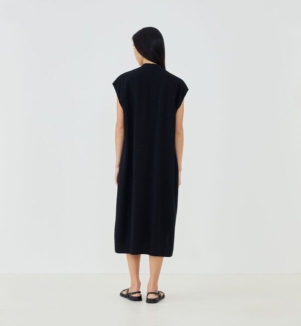 GALERIE VIE「【WEB先行予約】ソフトウェーブ バンドカラーシャツワンピース」|ワンピース|